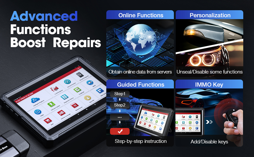 LAUNCH X431 PRO5 Advanced Functions Boost Repairs
