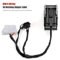 OEM K-010 Key 46 Matching Adapter Cable pour BMW Motorcycle Ignition/Programming All Keys Lost Matching