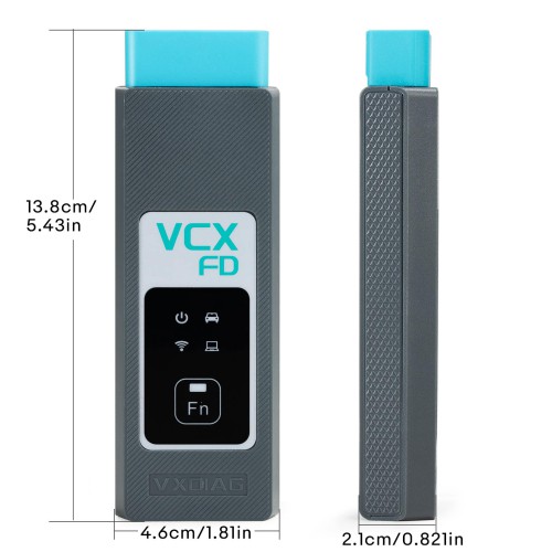 VXDIAG VCX FD Hardware J2534 Passthru sans vehicle License