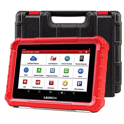 LAUNCH X431 PRO STAR Bidirectional Full System Diagnostic Scanner Support CANFD&DoIP, FCA AutoAuth, VAG Guided, 37+ Services, ECU Coding