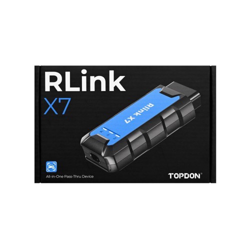 TOPDON RLink X7 Full System Diagnostic Appareil pour GM Support CAN-FD/DoIP ECU Programming Suppport GM Vehiclesde 2000 à 2024