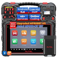 Français AUTEL MaxiPRO MP900Z-BT KIT MP900BT All Systèmes Diagnostic Scanner Mise à jour de MP808BT Pro ECU Coding, VIN/License Scan, 40+ Service Numé